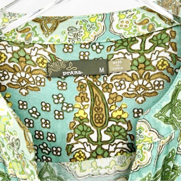 Prana Evelyn Button Down Blouse M - Picture 6 of 7